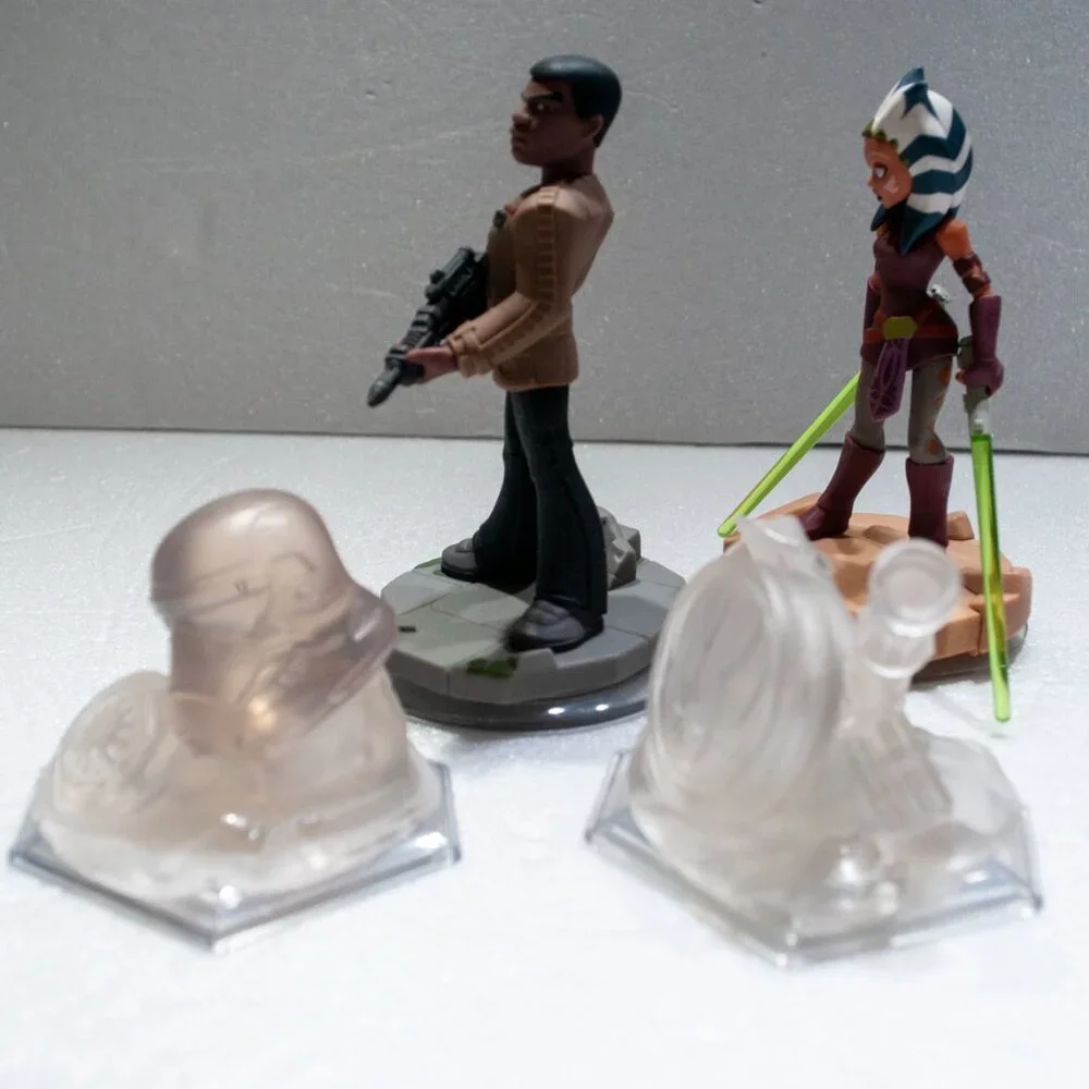 Lot of 4 Disney Infinity 3.0 Star Wars Figure Ahsoka Finn Pieces Character
